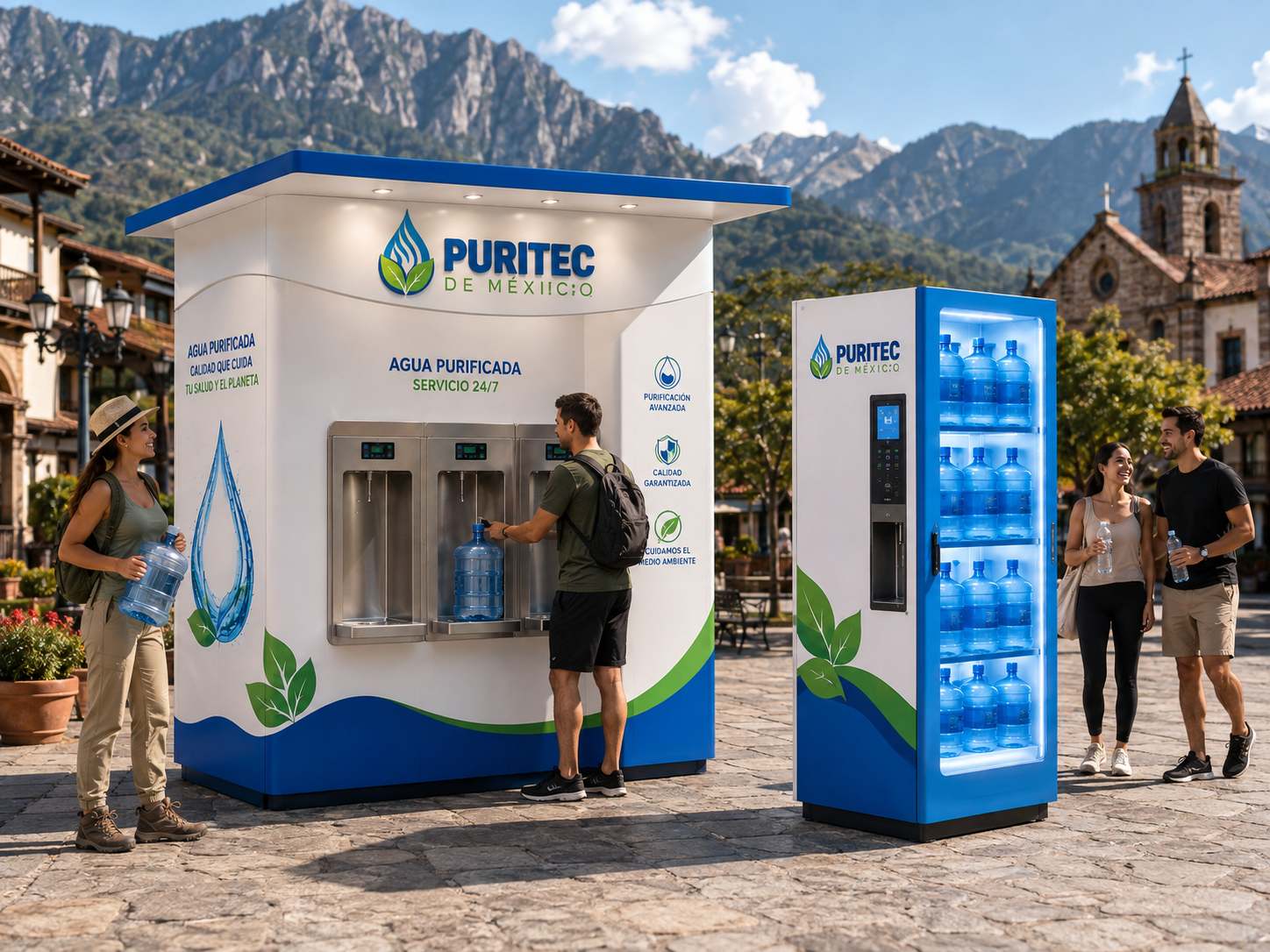 Despachador de Agua Autoservicio y Costo de Poner una Purificadora de Agua Automática